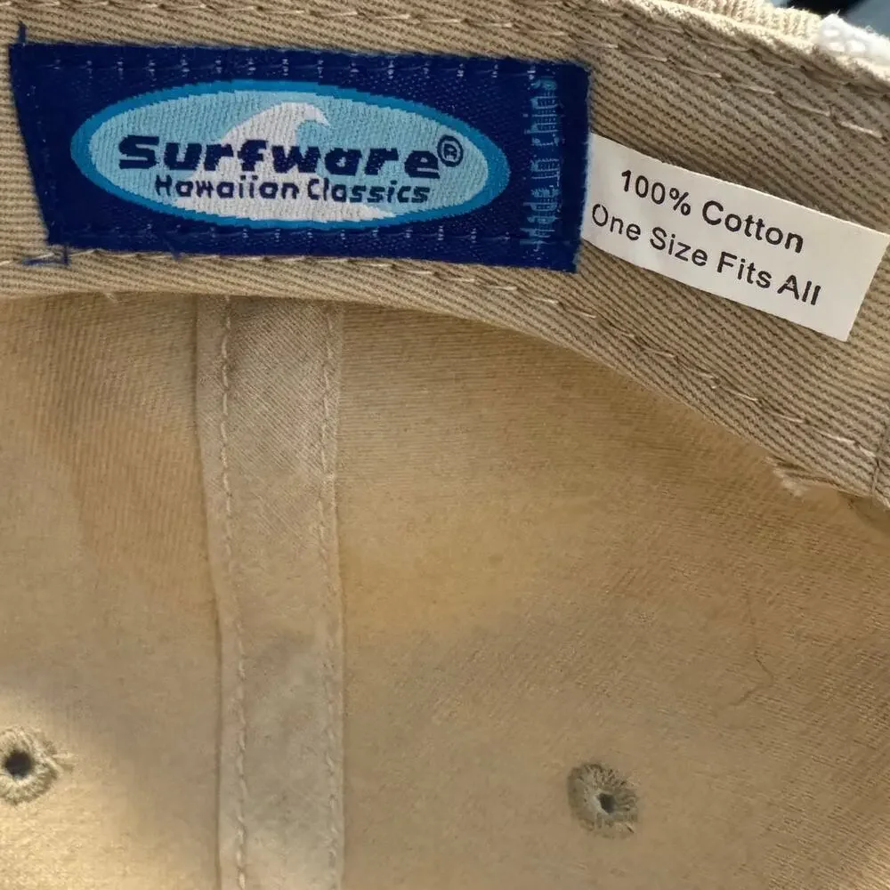 NWOT Surfwear Hawaii Embroidered Cotton‎ Canvas Baseball Cap